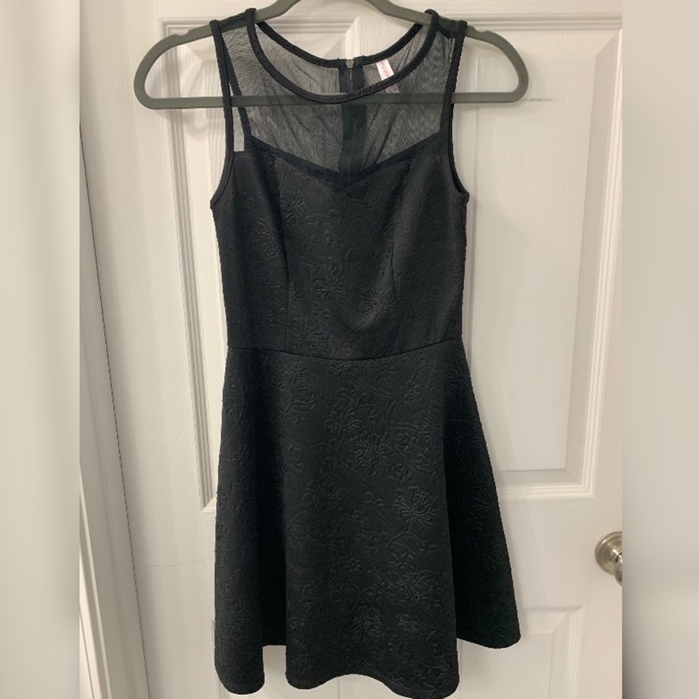 Black skater dress